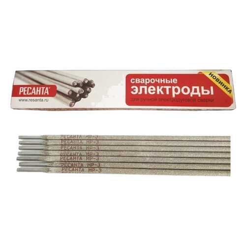 Сварочный электрод Ресанта МР-3 Ф3 Пачка 1 кг 71/6/20 в Аксон
