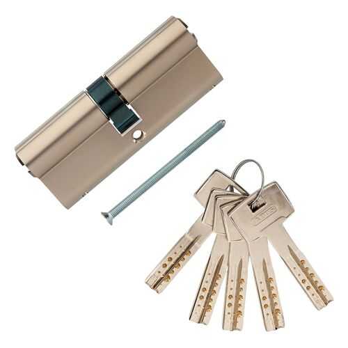 Европрофильный цилиндр ABUS M12R410 ключ/ключ 40-40 (80 мм) NI (5 key) в Аксон