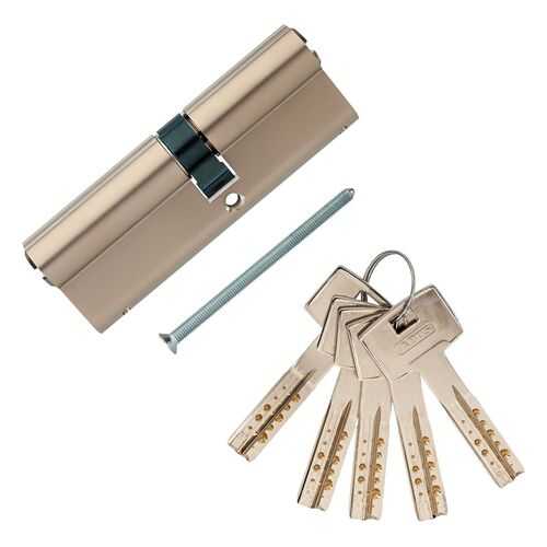 Европрофильный цилиндр ABUS M12R410 ключ/ключ 40-50 (90 мм) NI (5 key) в Аксон