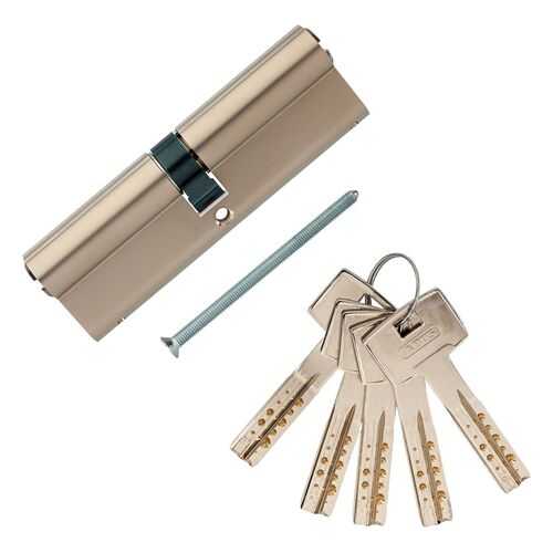 Европрофильный цилиндр ABUS M12R410 ключ/ключ 45-45 (90 мм) NI (5 key) в Аксон