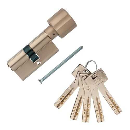 Европрофильный цилиндр ABUS M12R430 ключ/вертушка 35-35 (70 мм) NI (5 key) в Аксон