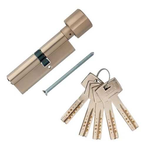 Европрофильный цилиндр ABUS M12R430 ключ/вертушка 50-35 (85 мм) NI (5 key) в Аксон
