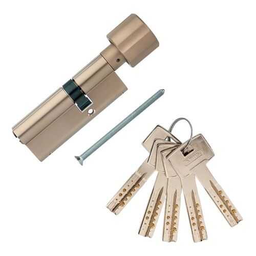 Европрофильный цилиндр ABUS M12R430 ключ/вертушка 55-30 (85 мм) NI (5 key) в Аксон