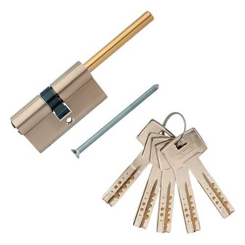 Европрофильный цилиндр ABUS M12R491-27 ключ/шток 30-30 (60 мм) NI (5 key) в Аксон