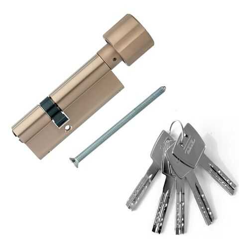 Европрофильный цилиндр ABUS X12R430 ключ/вертушка 30-50 (80 мм) NI (5 key) в Аксон