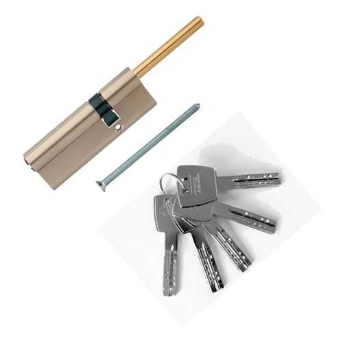 Европрофильный цилиндр ABUS X12R491-27 ключ/шток 55-30 (85 мм) NI (5 key) в Аксон