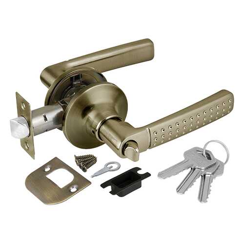 Ручка защелка 6026 AB-E (ключ/фиксатор) бронза в Аксон