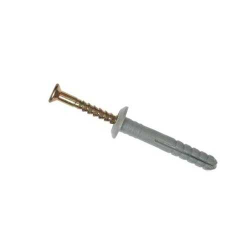 Дюбель-гвоздь TECH-KREP SM-G 6х80 (125224) 1000 шт, полипропилен, гриб. манжета в Аксон