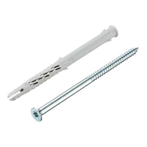 Дюбель TECFI 10x100 (4 шт) (147669) фасадн. c шурупом потайн. гол с шлицем TORX в Аксон