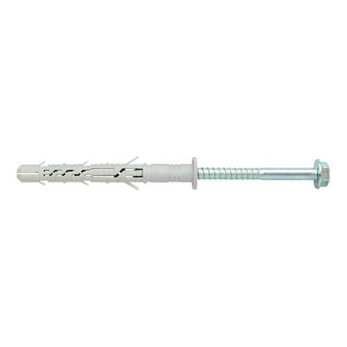 Дюбель TECFI 10x120 (4 шт) (147658) фасад. с шурупом шест.гол. с шлицем TORX прессшайба в Аксон