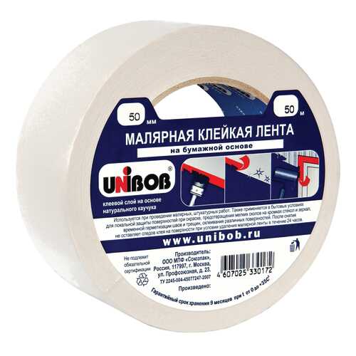 Малярная лента Unibob 50/50 28139 в Аксон